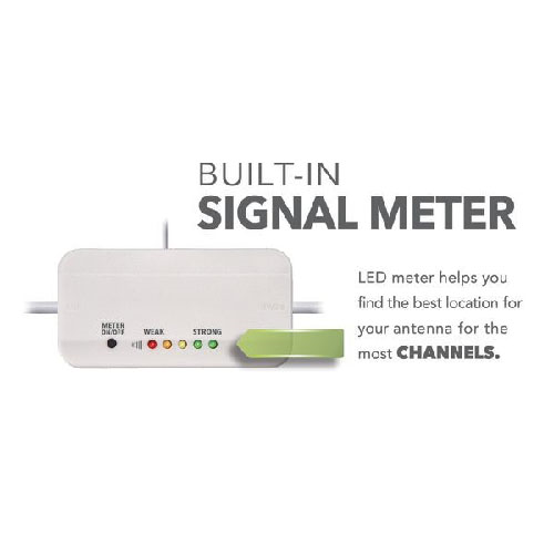 ANT3ME - Amplified Ultra-Thin Signal Finder HDTV Antenna Multi-Directional