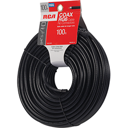 VH6100R - 100 Foot RG6 Coax - No Connector